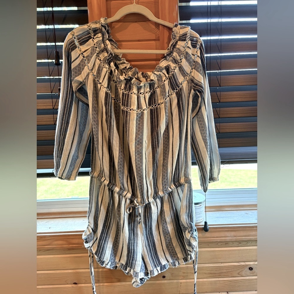 Striped Boho Romper